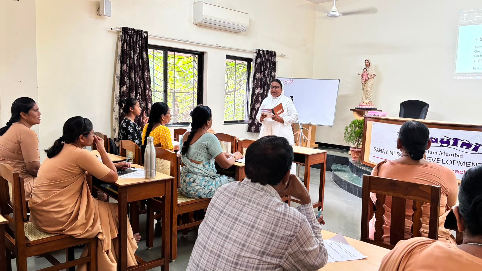 ORIENTATION MEETING CONDUCTED FOR LOCAL COORDINATORS AND TEACHING STAFF AT DAHANU.